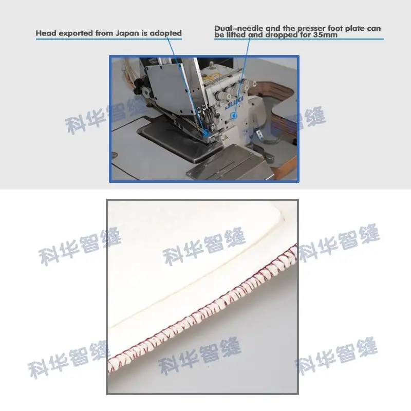 KH Brand back khdk104 kh1250 mattress tape edge sewing machine 2