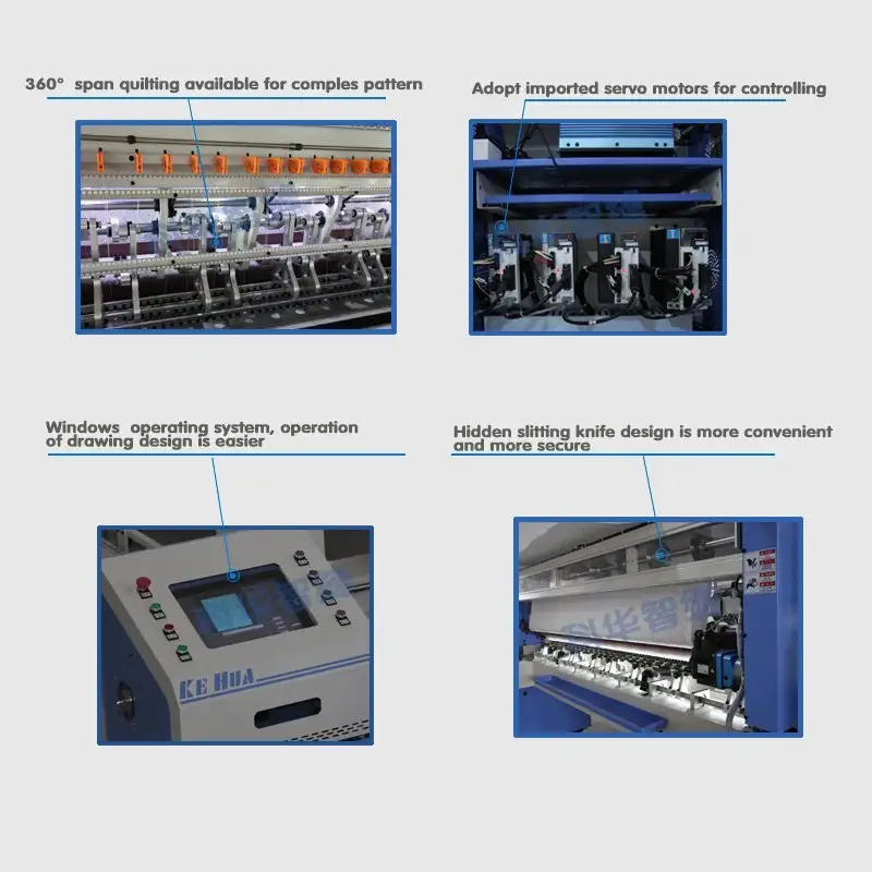 KH Brand khv2a khd1a long arm quilting machine multineedle supplier 2