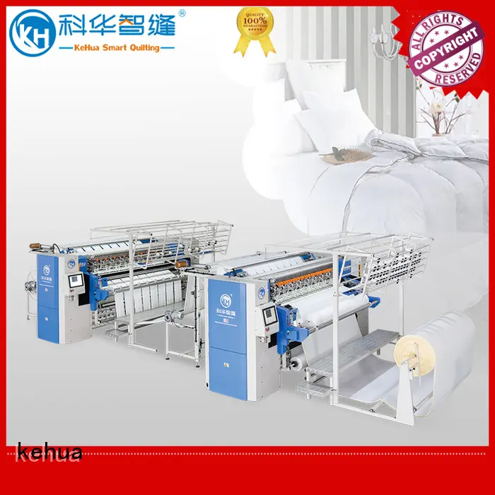 KH-420BD + KH-420SL  Hi-speed Multi-needle Quilting Machine（slitting device） 1