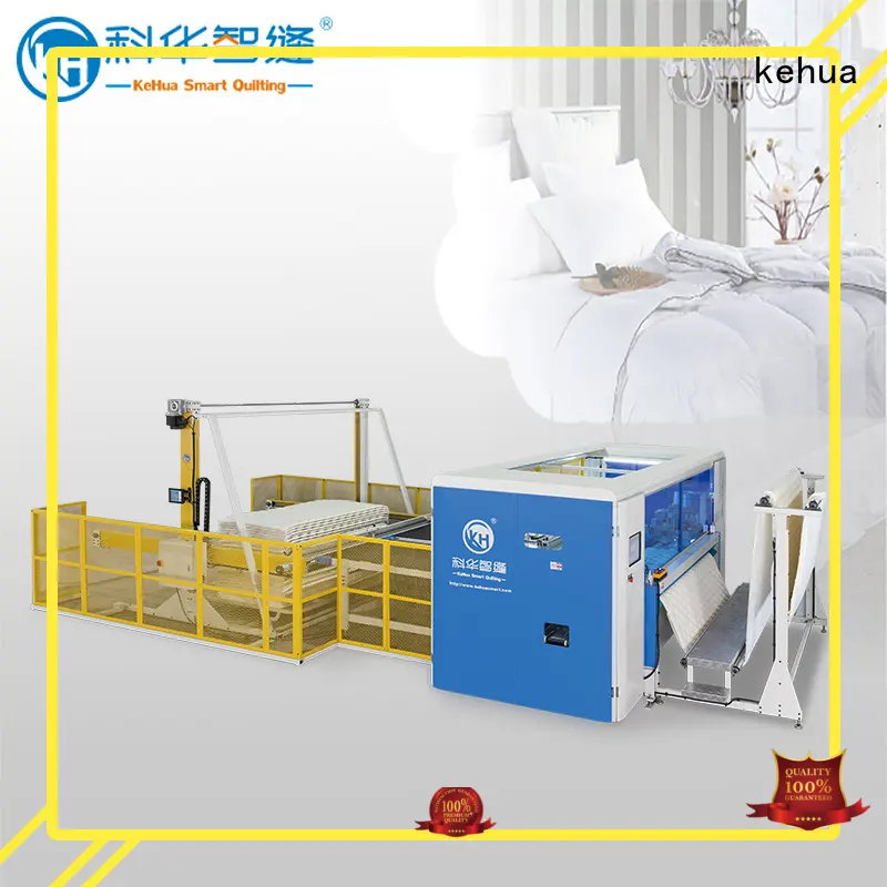 KHL-240 Four-side Quilting Machine + KH-CM1 Conveyor Machine1 1