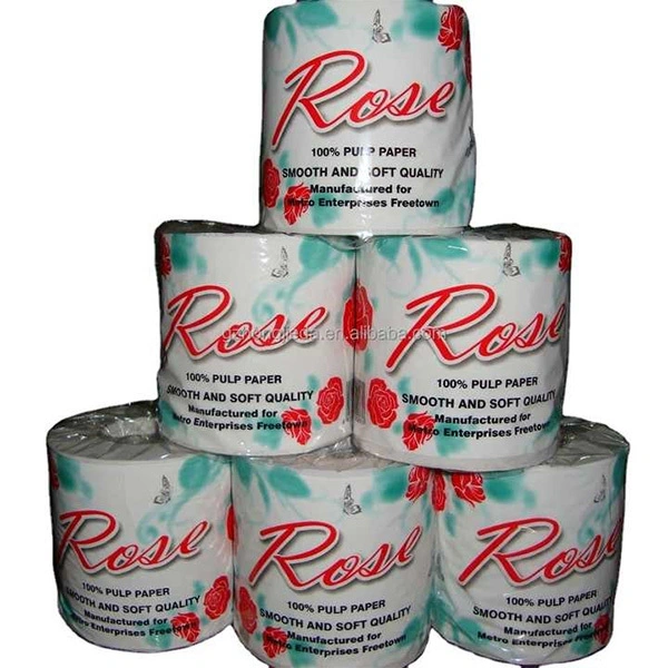 Virgin Wood Pulp 3-Ply Toilet Rolls | Custom Printed White Tissue 1