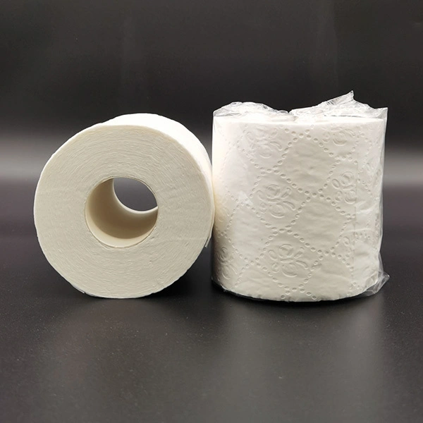 White 2-Ply Toilet Rolls | Customized Embossed Tissue 1