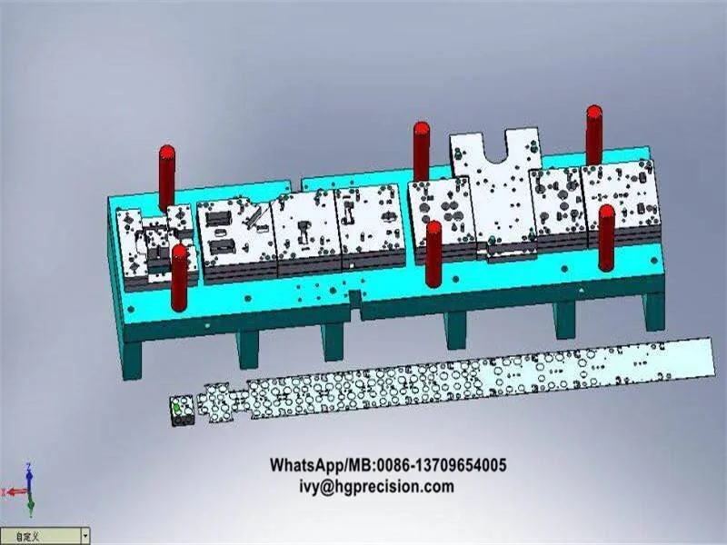 Metal Junction Box Full-automatic Stamping Die 1