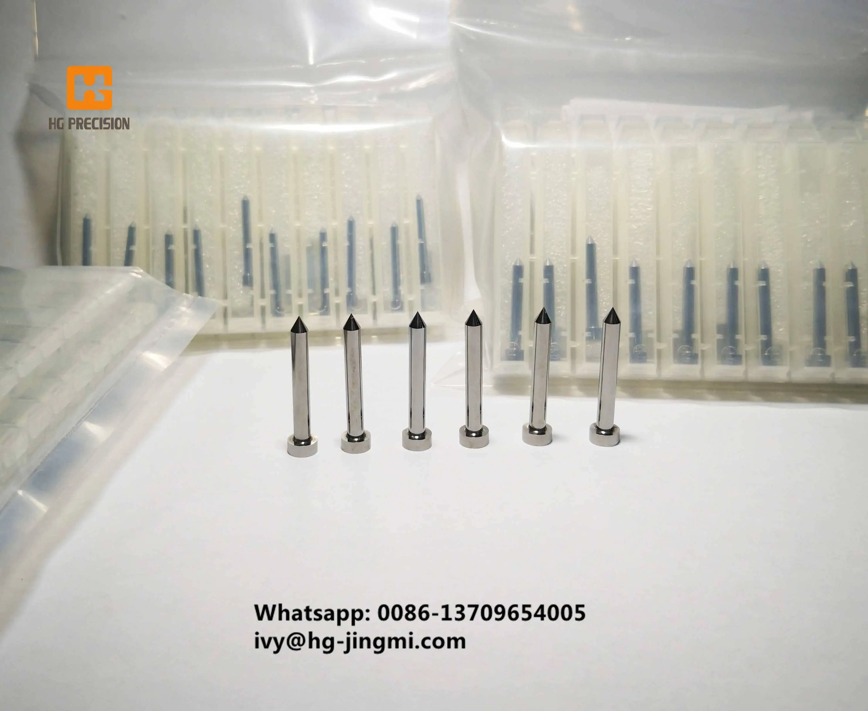 Carbide Pilot Punch With Cutting Edge Polish 1