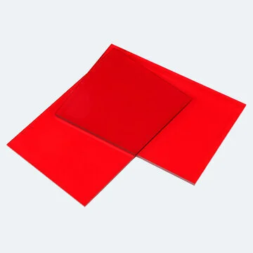 Red Opaque Acrylic Sheet Panels Red Plexiglass Sheet For Laser Cutting 1