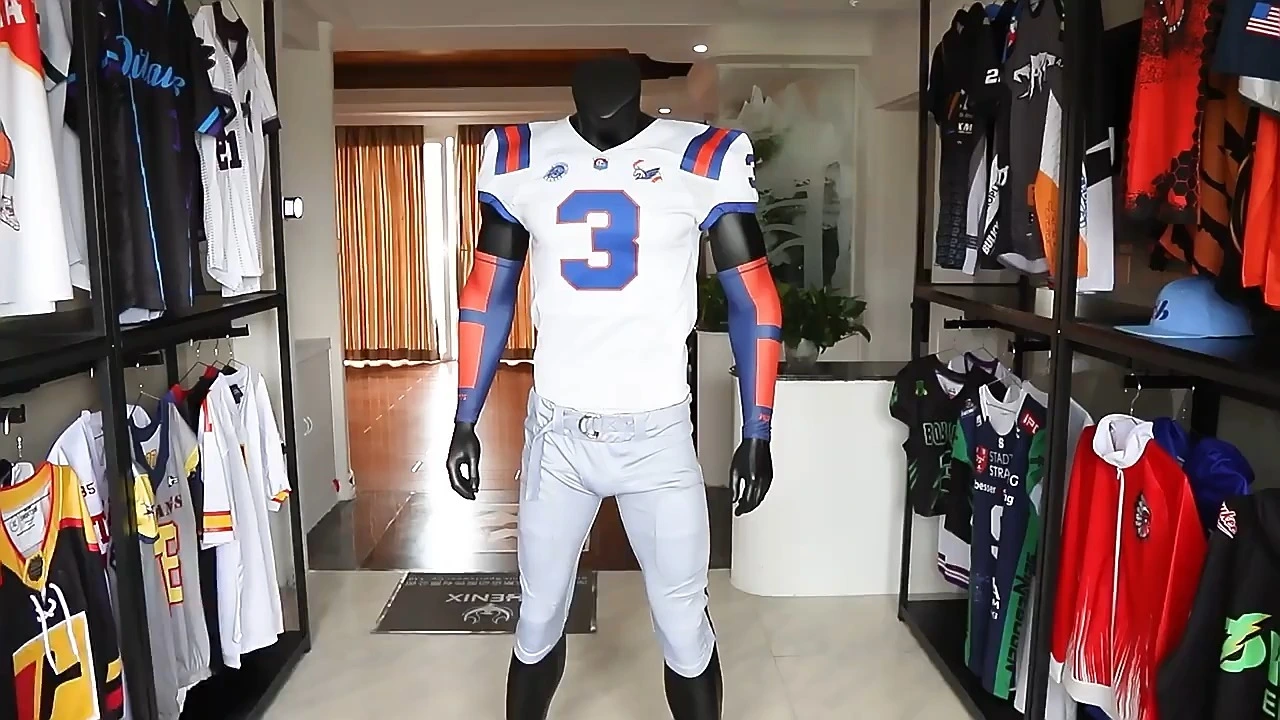 Custom sublimated American football uniforms 1