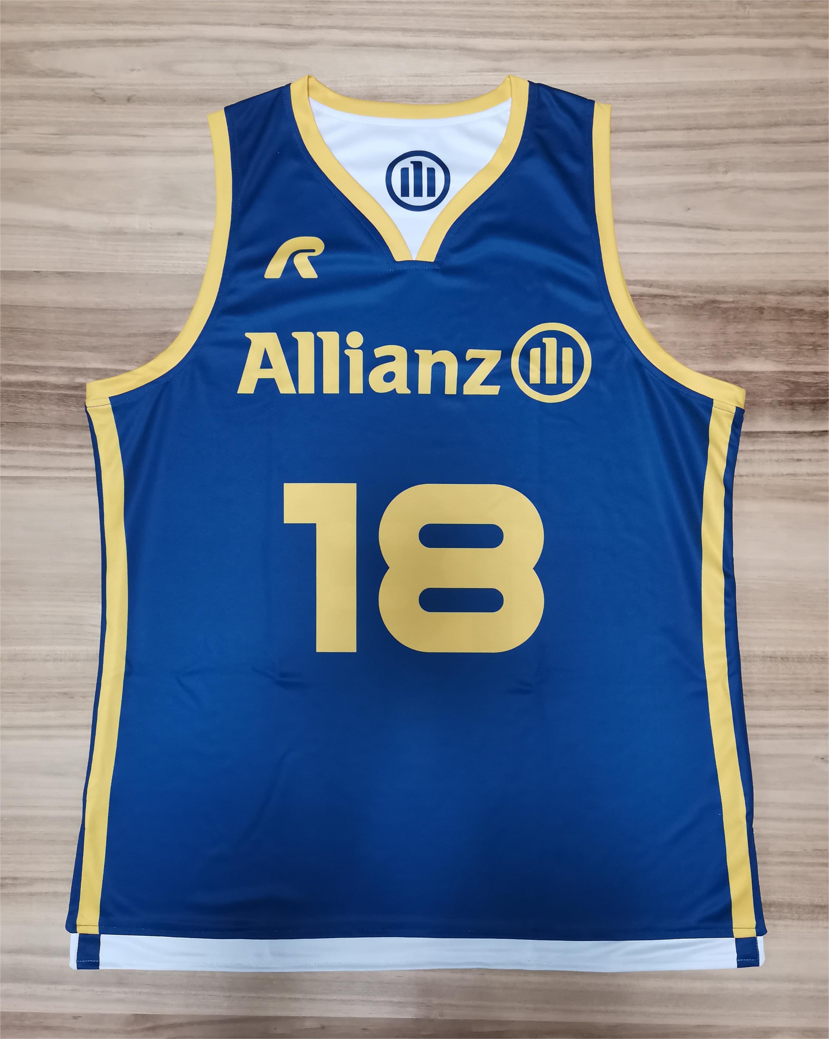 Camiseta de baloncesto reversible personalizada 1