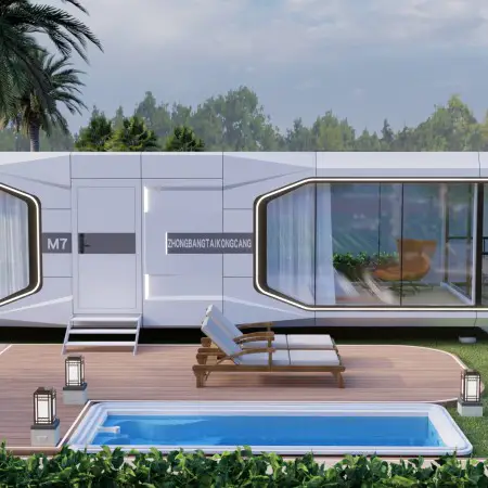 Space Capsule House M7 Modular House บ้านสำเร็จรูป 1