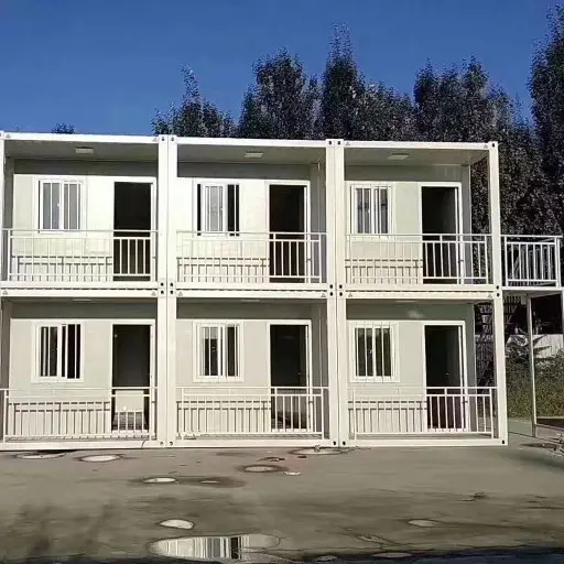 Flat-Pack Container House Workers 'Schlafsaalarbeitslager Flüchtlingslager Modular Home 1