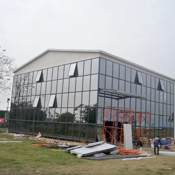 Steel structure warehouse plant workshop hangar prefabricated1 1
