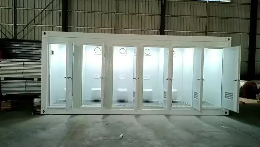 Inodoro modular contenedor desmontable - Tipo empotrado 1