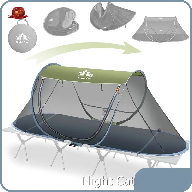 Instant Pop Up Tents for Camping FREE Shipping and Tax Free Above - for Camping - Night Cat 1