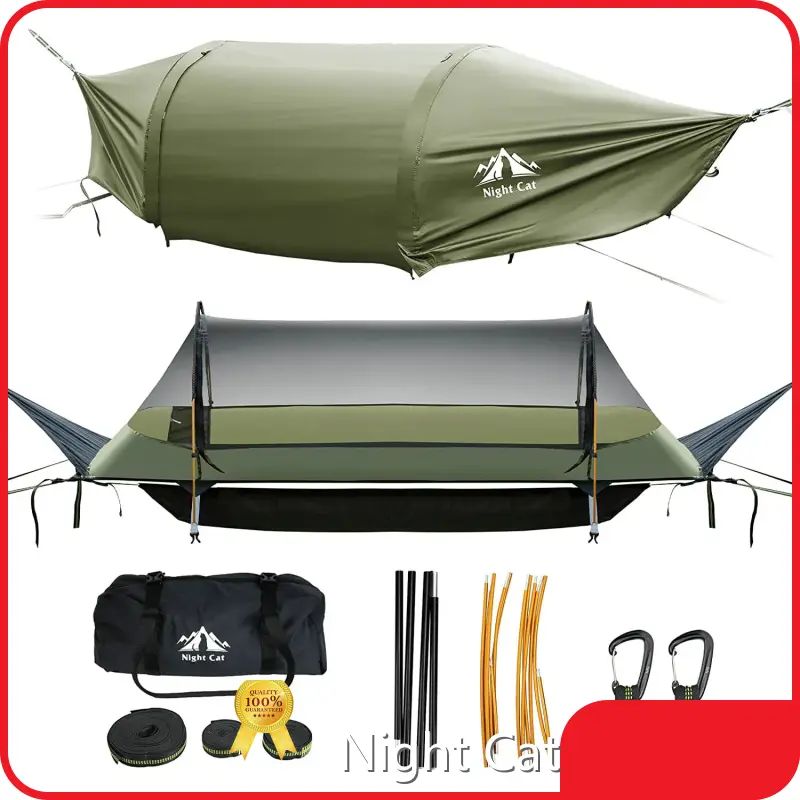Triangle Hammocks 30 Days Return - for Travel - Night Cat 1