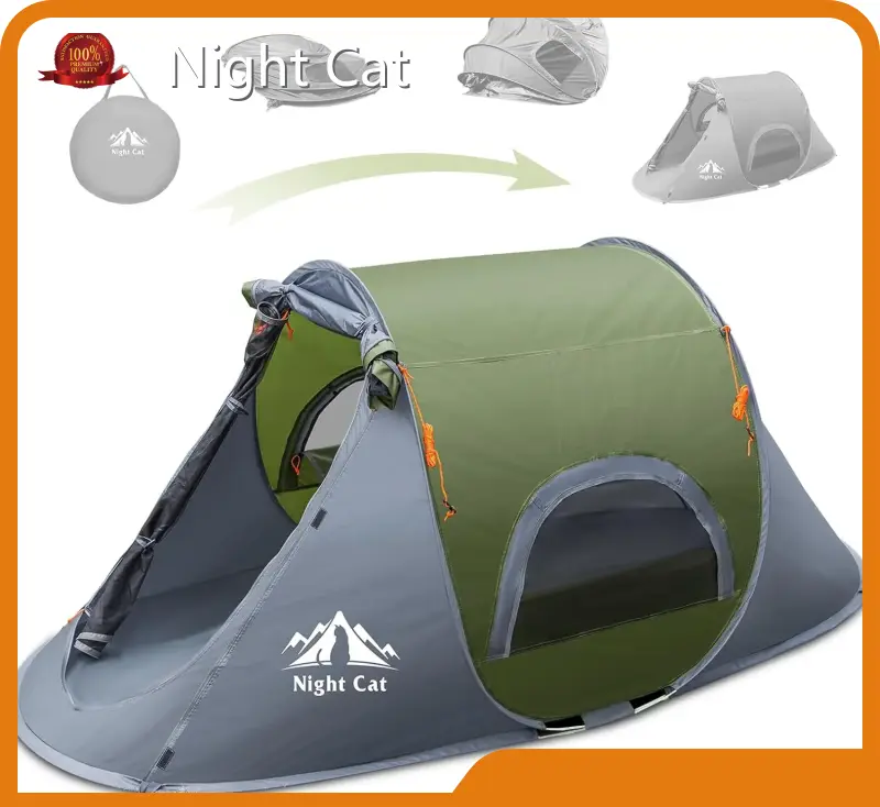For Outdoor Night Cat Waterproof Camping Tent FREE Shipping and Tax Free Above by Night Cat 1