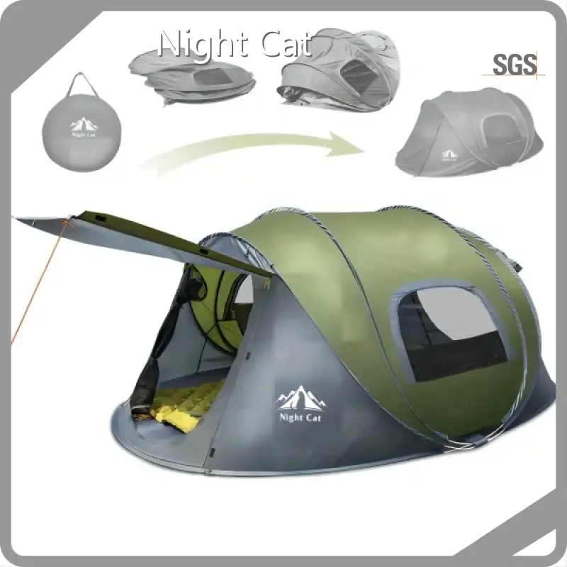 Rainproof Tent Camping 30 Days Return - for Travel - Night Cat 1