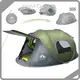 Rainproof Tent Camping 30 Days Return - for Travel - Night Cat 1