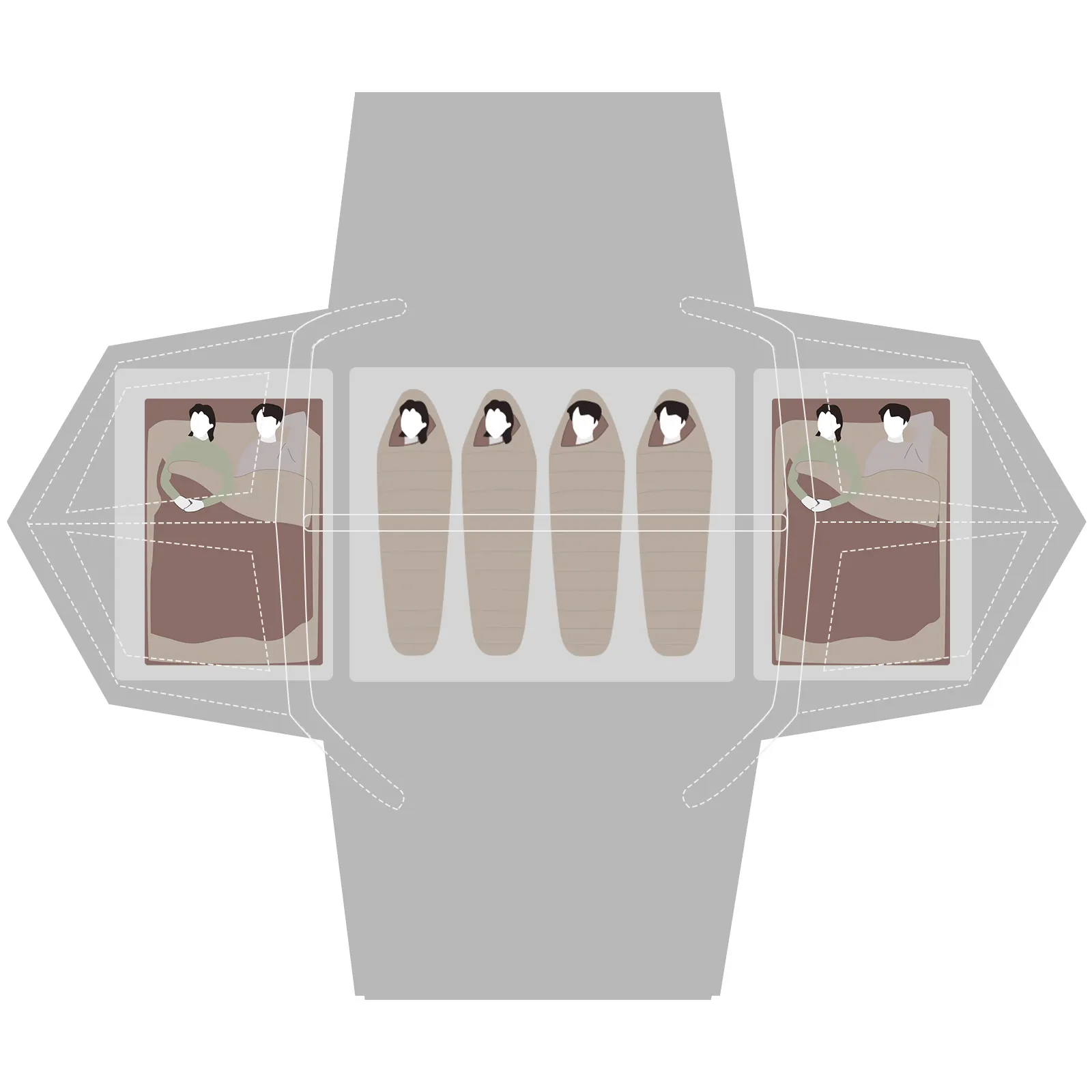 Night Cat Waterproof Camping Tent Tents Wholesale - Night Cat 4