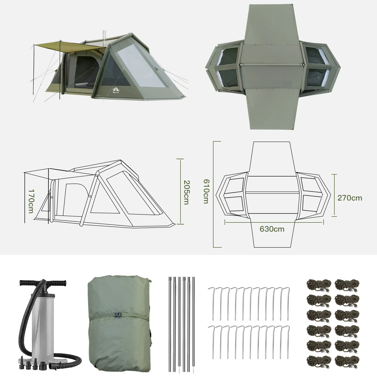 Night Cat Waterproof Camping Tent Tents Wholesale - Night Cat 5