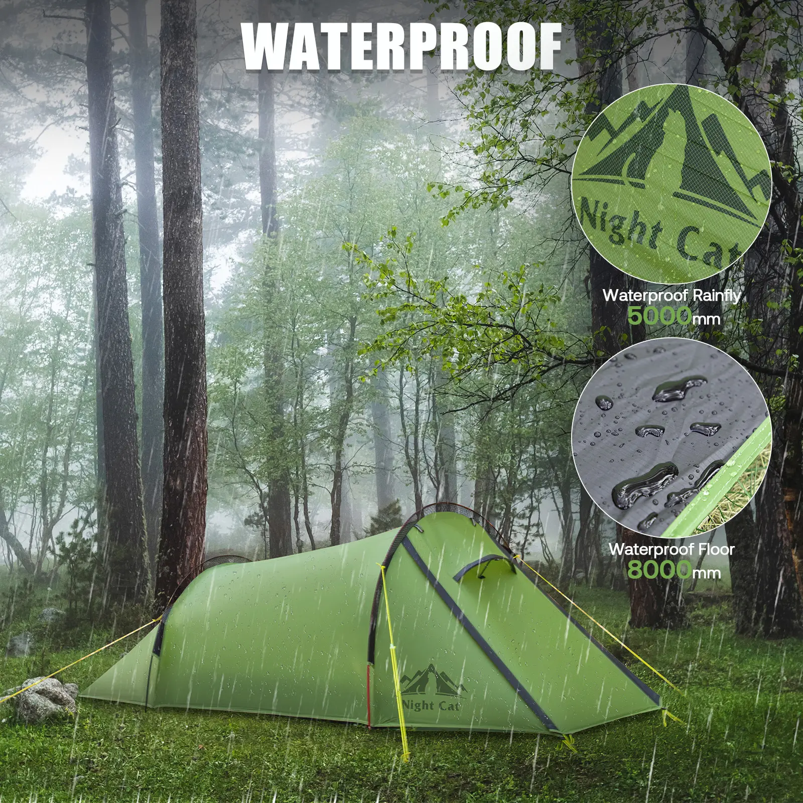 Best Backpacking Tent Products Wholesale - Night Cat 5