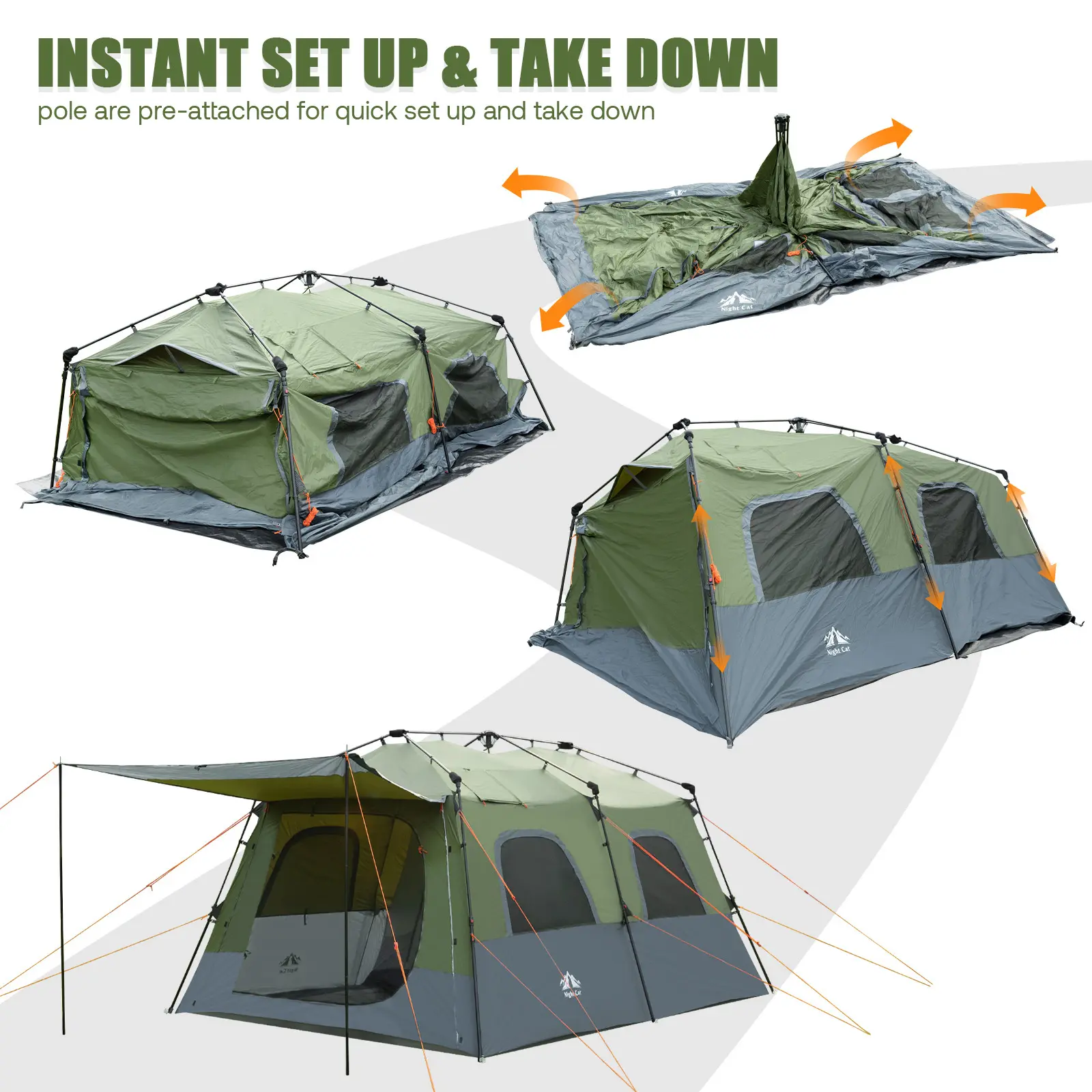 Instant Popup Tents by Night Cat 2