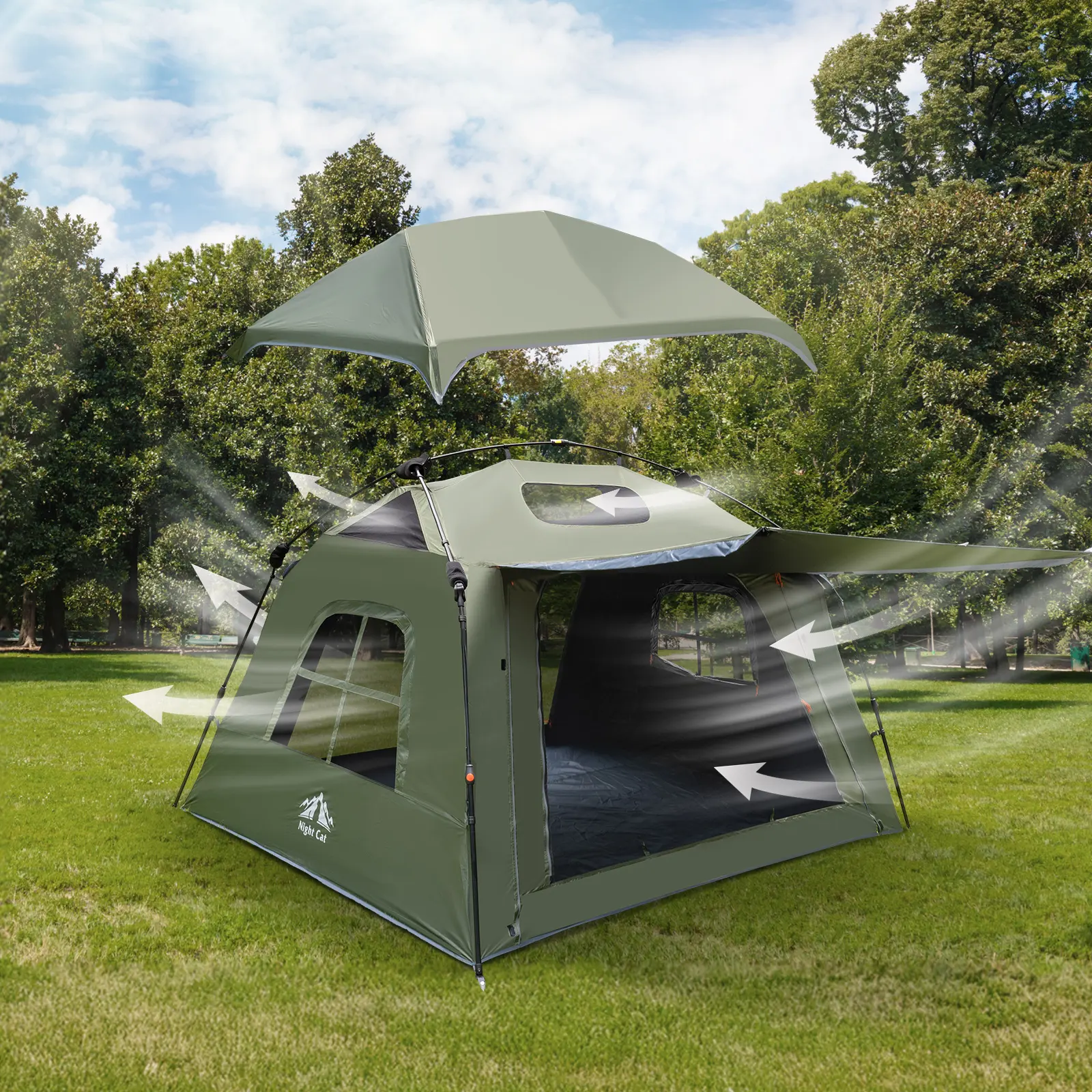 Waterproof Camping Tent Products Wholesale - Night Cat 6