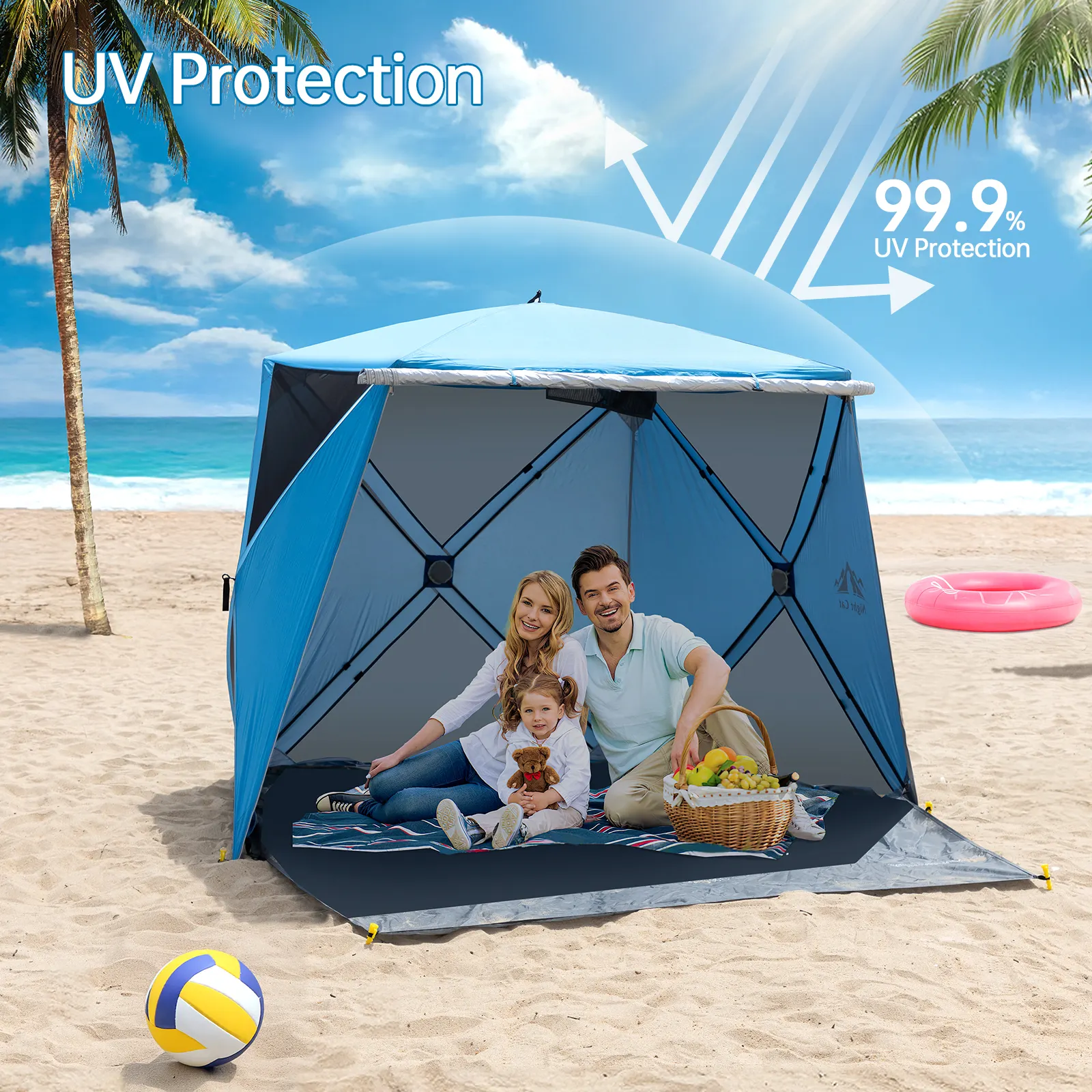 Beach Shade Tent Beach Tent Wholesale - Night Cat 2