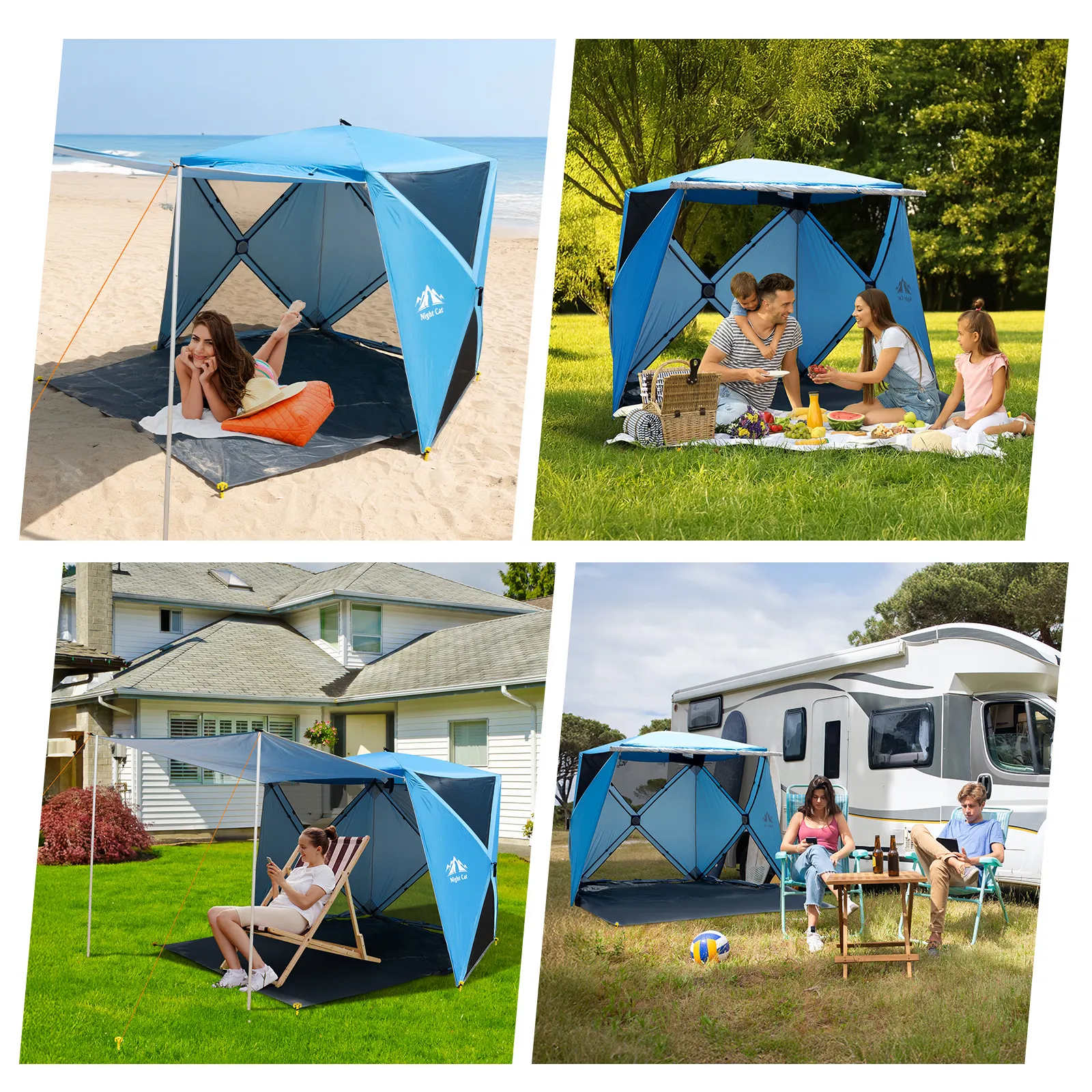 Beach Shade Tent Beach Tent Wholesale - Night Cat 12