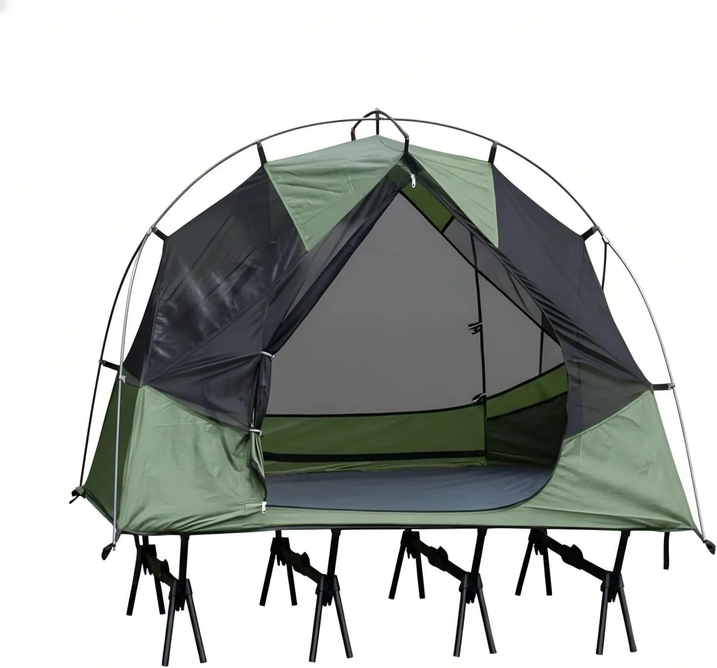 Night Cat Camping-Kinderbettzelt – Wasserdichtes 1-Personen-Kombinations-Kinderbett für Erwachsene, tragbar, einfach aufzubauen – 1777365203681112 1