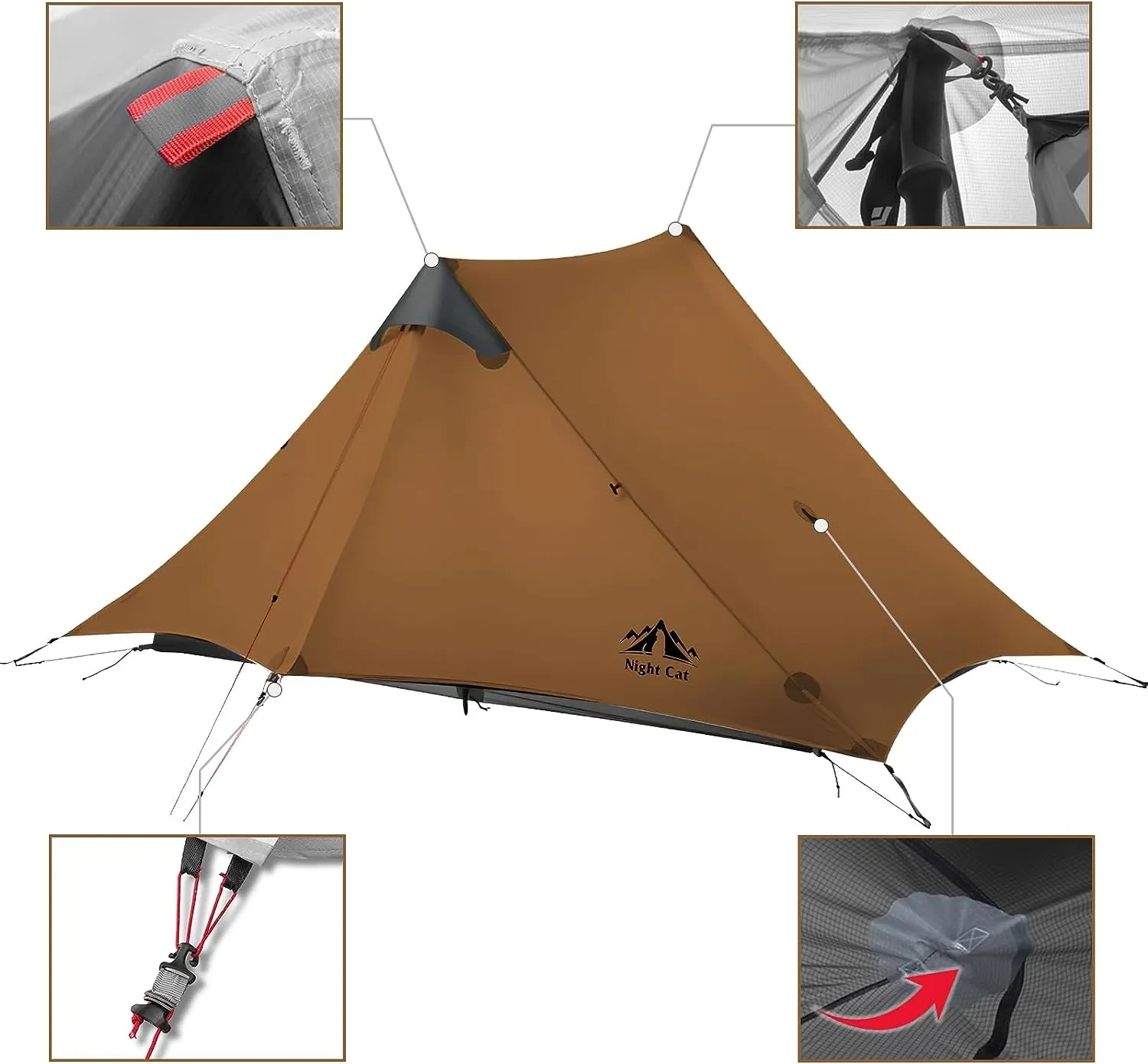 Night Cat Pop Up Tent 4-15 Working Days Delivery 30 Days Returnfactory 13