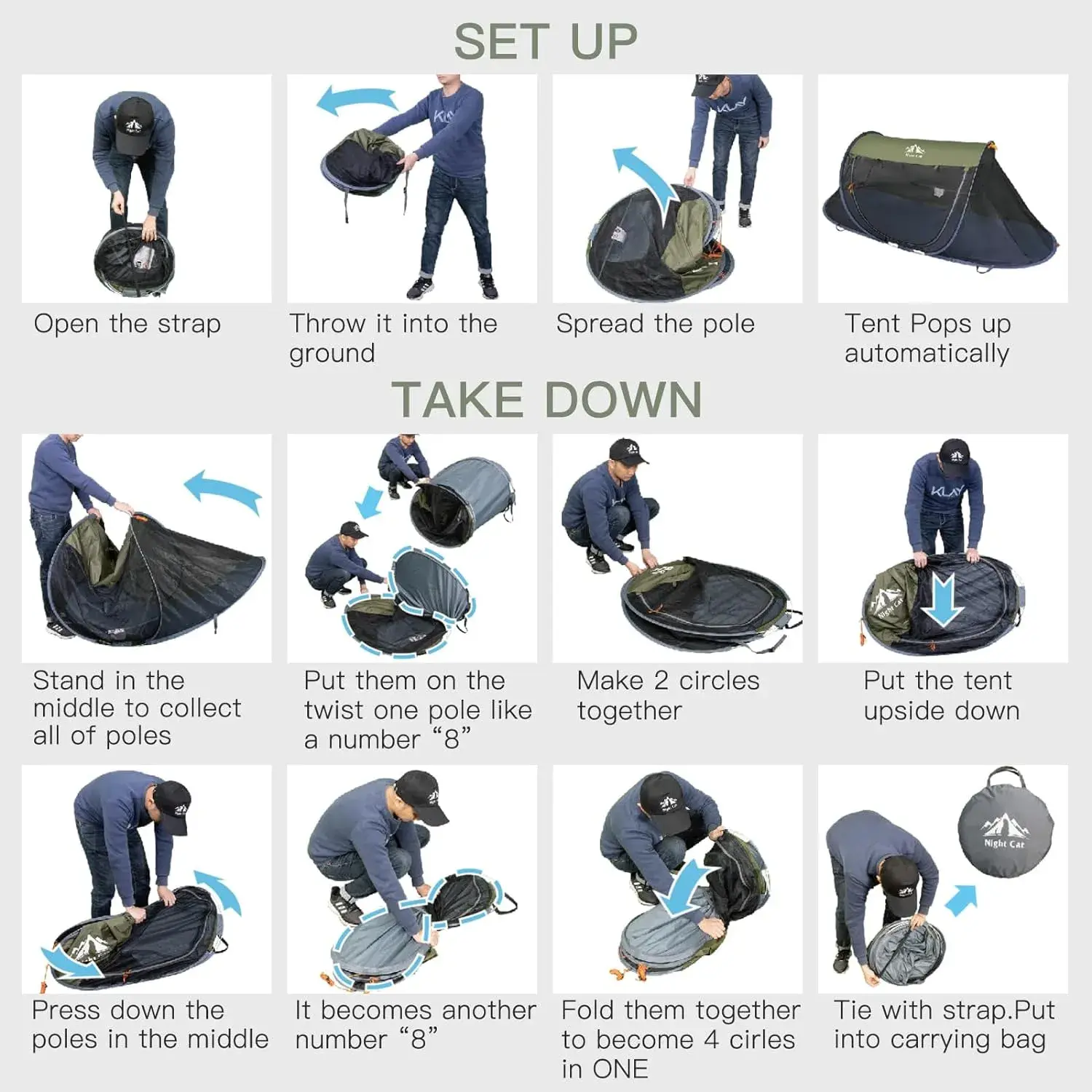 Bulk Camping Tents for Outdoor 30 Days Returnfactory 2
