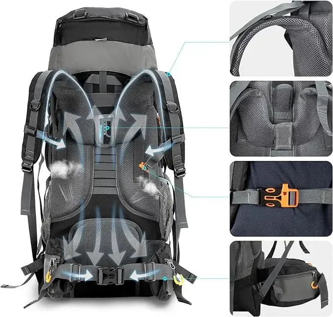For Camping Camping Backpack Waterproof FREE Shipping and Tax Free Above by Night Cat 2