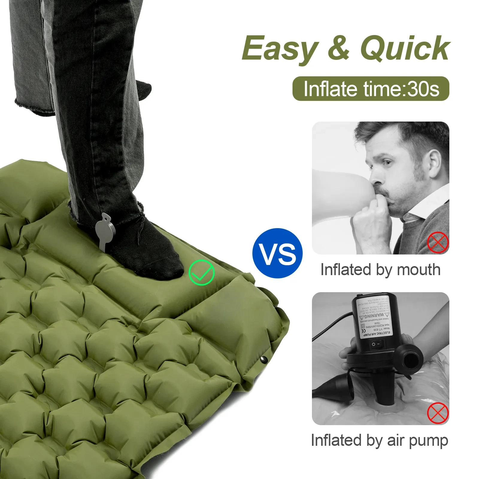 Best Camping Sleeping Pad 30 Days Return FREE Shipping and Tax Free Above Supply 3