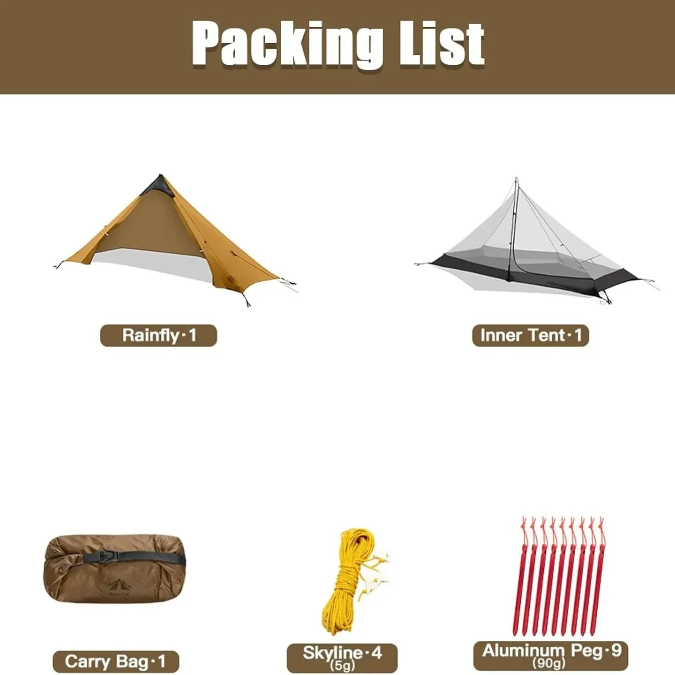 For Camping Waterproof Camping Tent FREE Shipping and Tax Free Above by Night Cat 5