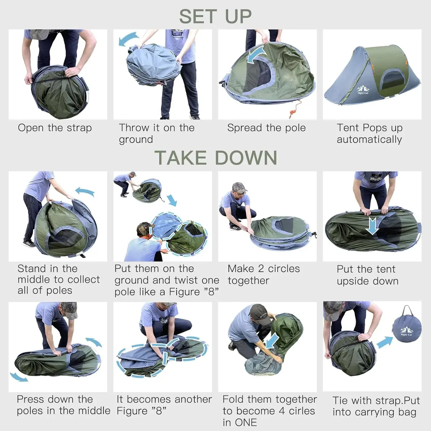 Night Cat Bulk Camping Tents 30 Days Returncompany 7