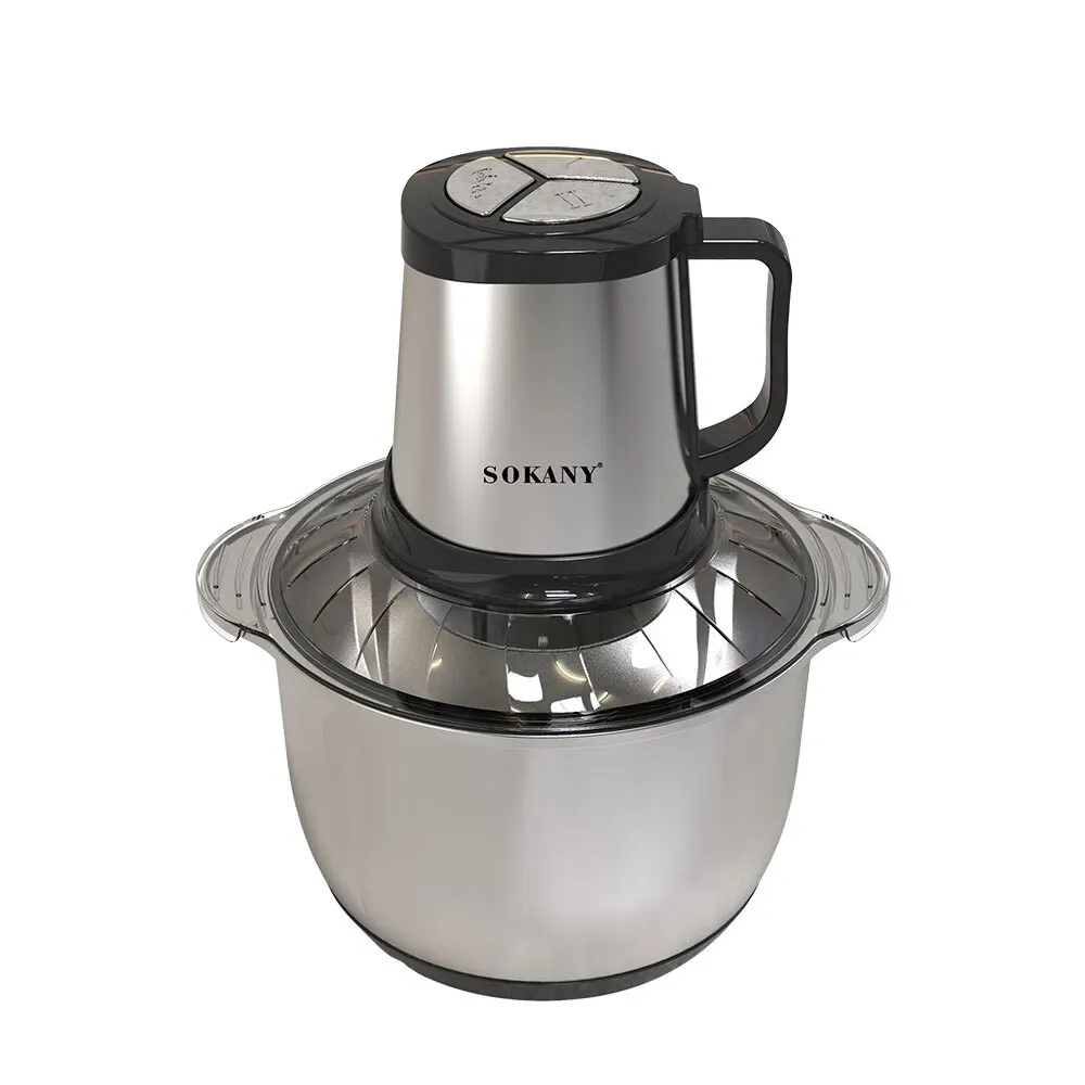 SOKANY SK-7015 Stainless Steel Electric Meat Grinder with 5L Capacity and 3 Speeds 1