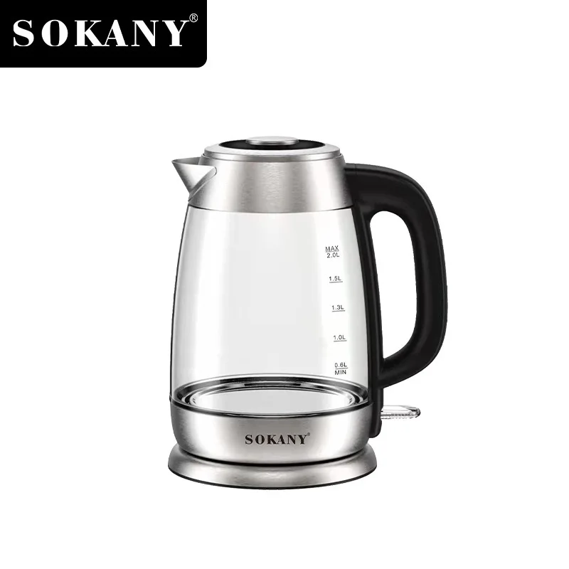 SOKANY SK-SH-1069 Electric Kettle with 2000W Power and 2L Capacity 1