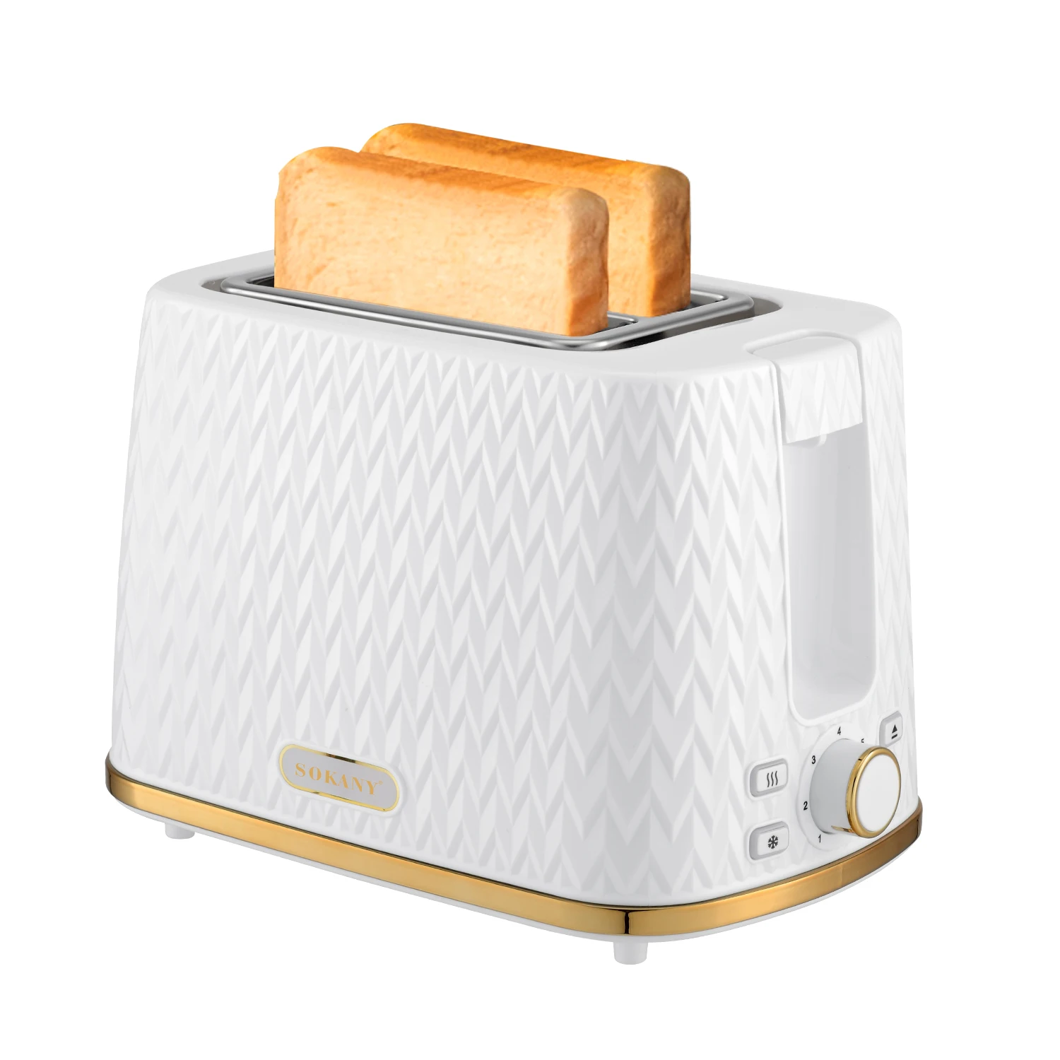 SOKANY SK-034 Toaster with Crumb Tray and 780W Power 1
