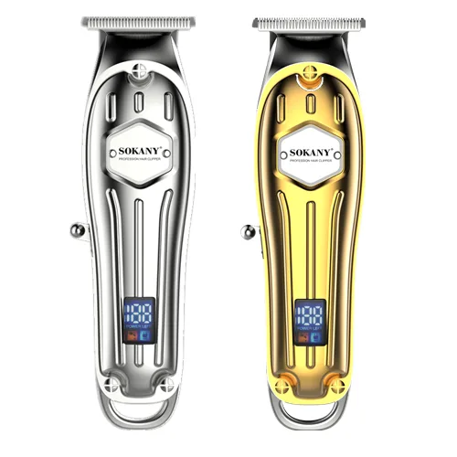 Trimmer Gruaige Gairmiúla SOKANY SK-LF-9974 le T-Blade agus Ceallraí 1400mAh 1