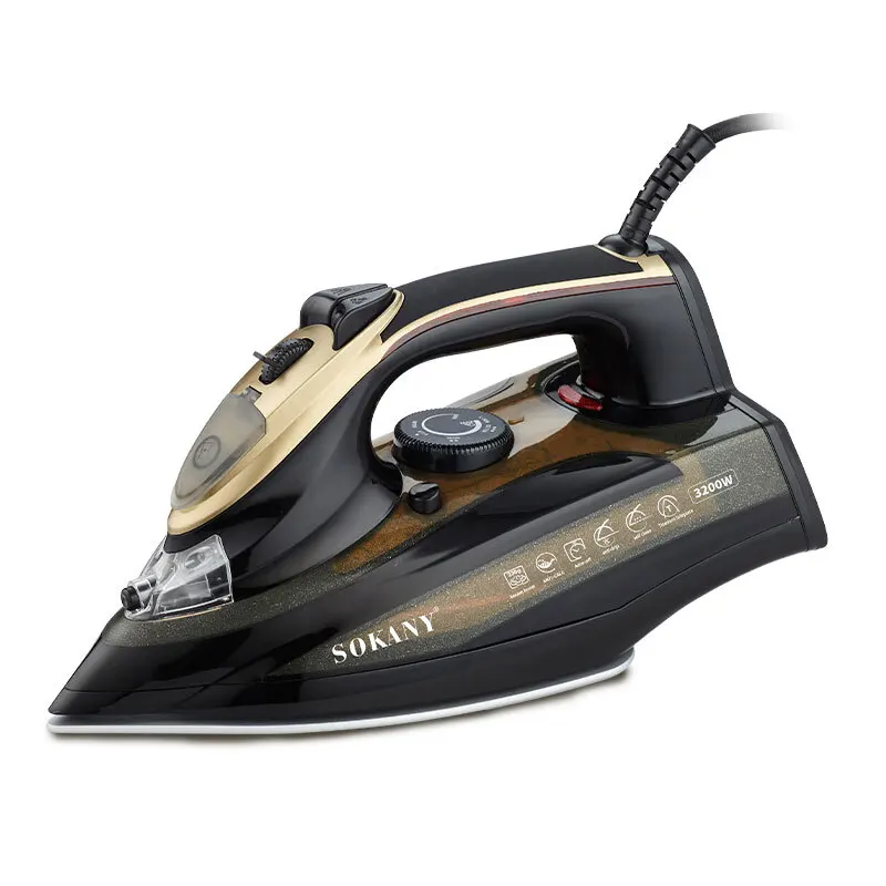 SOKANY SK-11027 Steam Iron with Ceramic Soleplate and 390ml Water Tank 1