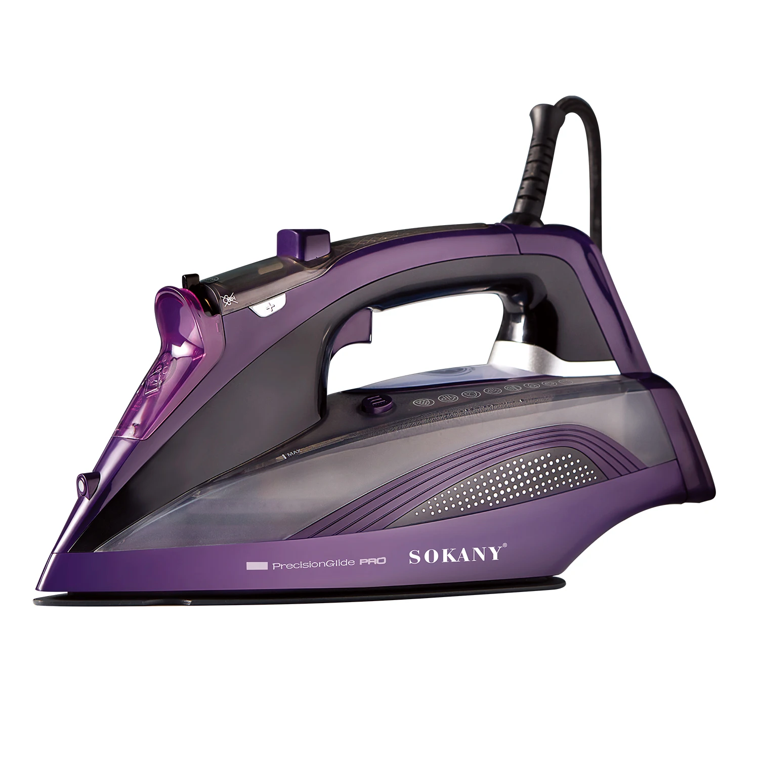 SOKANY SK-11031 Steam Iron with Ceramic Soleplate and 400ml Water Tank 1