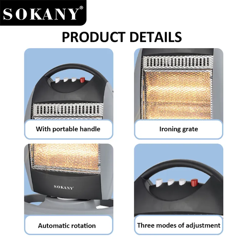 SOKANY Portable Electric Space Heater SOKANY Portable Electric Space Heaterfactory 4