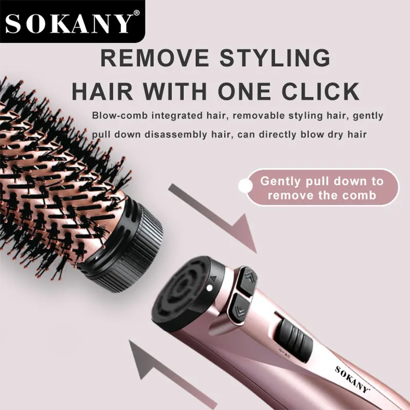 SOKANY Multi Head Hot Wind Comb EXW Yiwufactory 3