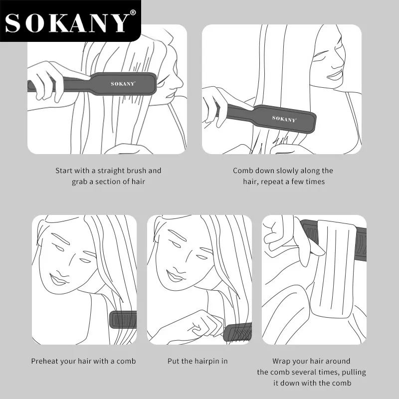 SOKANY Hair Dryer Brush Straightener SOKANYwholesaler 6