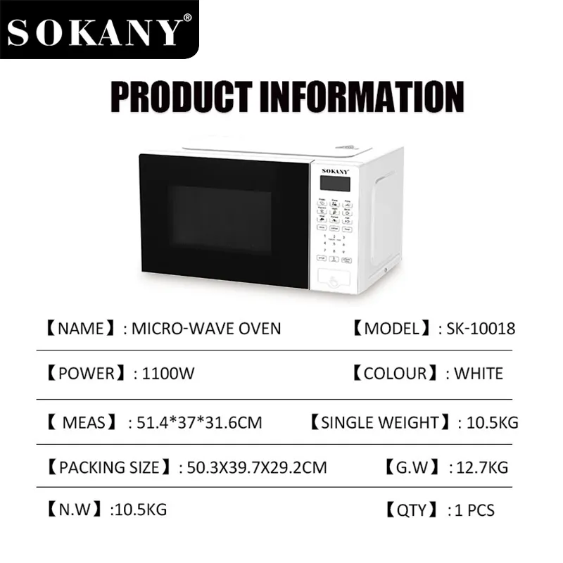 Micro-wave Oven Free Training Service Wholesale - SOKANY 5