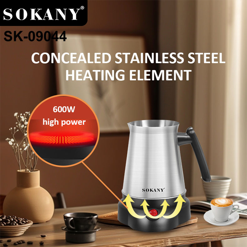 SOKANY SK-09044 Stainless Steel Turkish Coffee Maker Easy to Clean