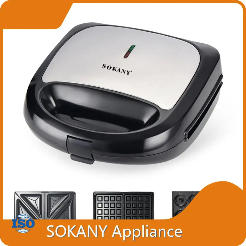 Wholesale Sandwich Maker Supply 4-slice 3-in-1 Design 1