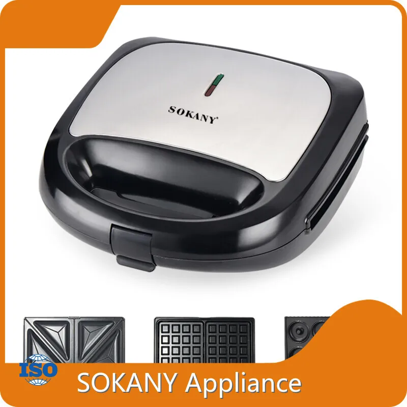 Wholesale Sandwich Maker Supply 4-slice 3-in-1 Design 1