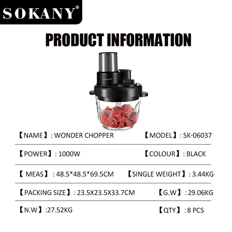 Grinder Supplier SOKANY SK-06037suppliers 4