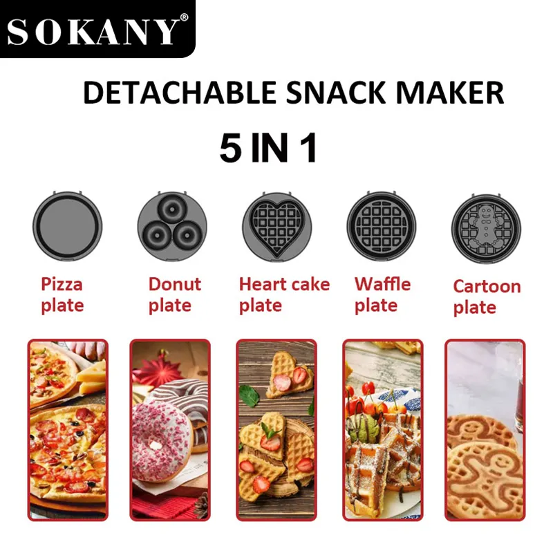 Waffle Maker Manufacturers EXW Yiwu by SOKANY 4