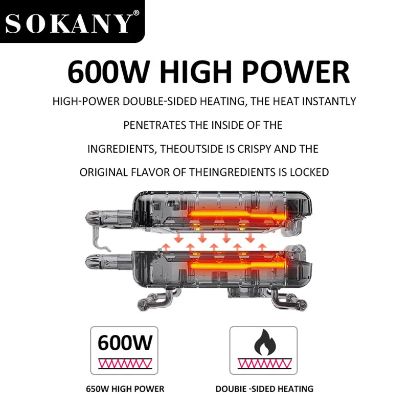 Waffle Maker Manufacturers EXW Yiwu by SOKANY 7